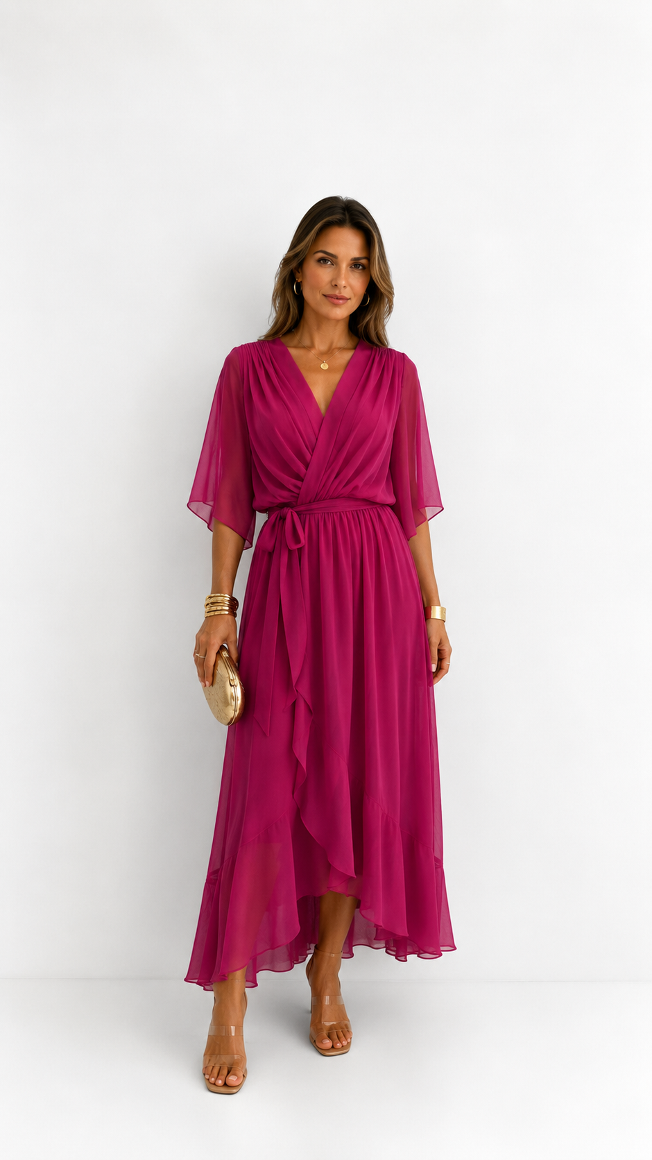 CHIFFON DRESS FOR WOMEN