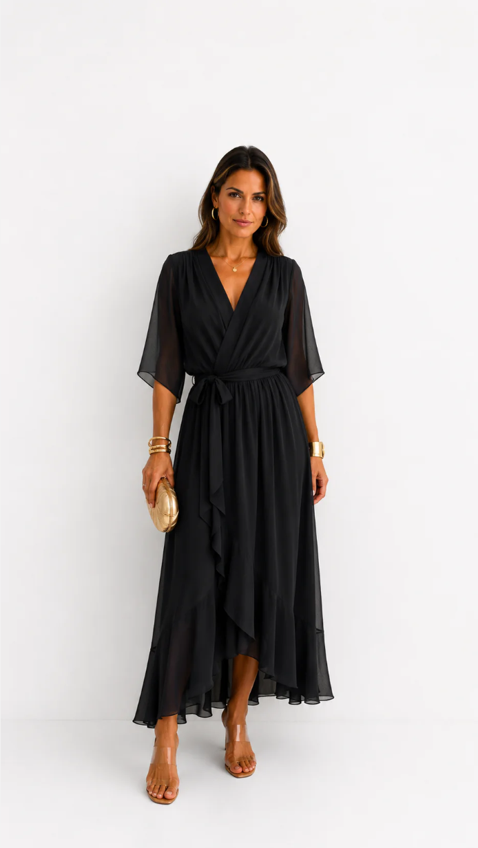 CHIFFON DRESS FOR WOMEN